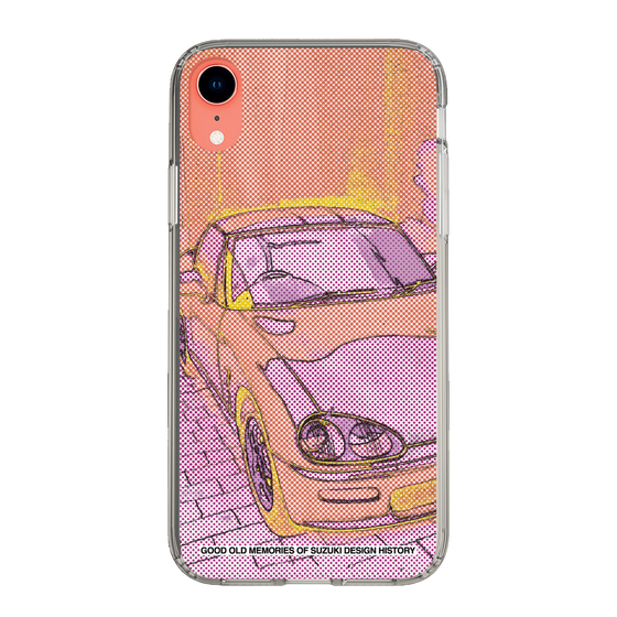 スリムプロテクションケース［ SUZUKI - CAPPUCCINO Halftone - Orange ］