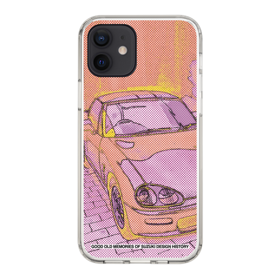 スリムプロテクションケース［ SUZUKI - CAPPUCCINO Halftone - Orange ］