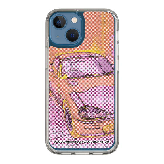 スリムプロテクションケース［ SUZUKI - CAPPUCCINO Halftone - Orange ］