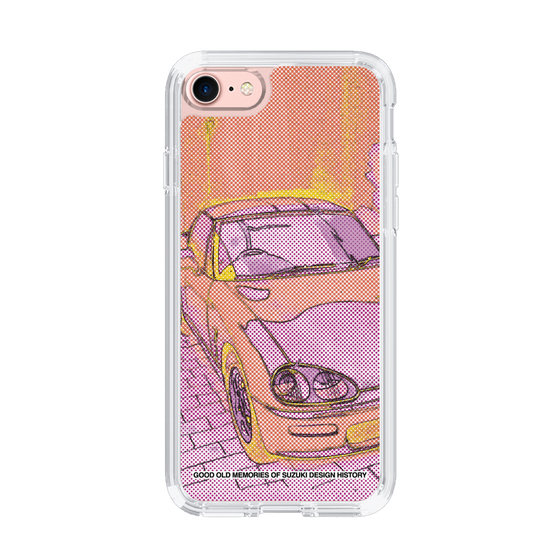 スリムプロテクションケース［ SUZUKI - CAPPUCCINO Halftone - Orange ］