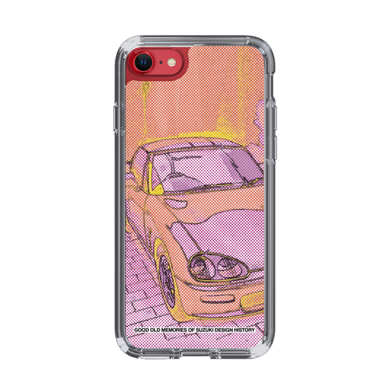 スリムプロテクションケース［ SUZUKI - CAPPUCCINO Halftone - Orange ］