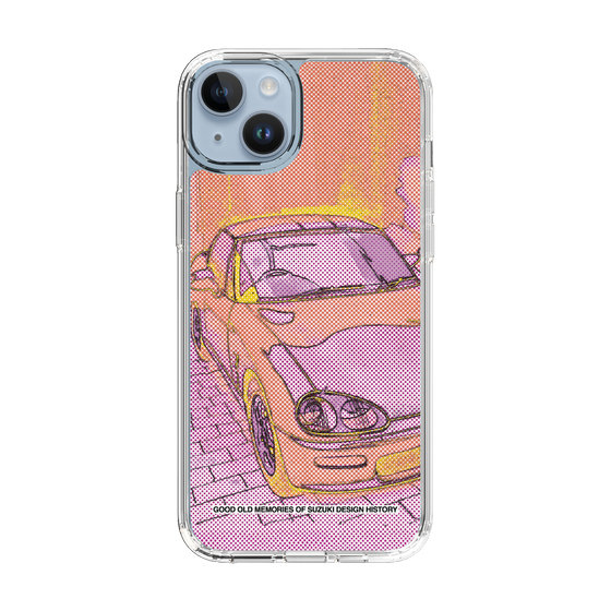 スリムプロテクションケース［ SUZUKI - CAPPUCCINO Halftone - Orange ］