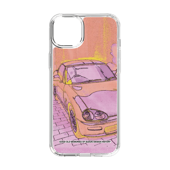 スリムプロテクションケース［ SUZUKI - CAPPUCCINO Halftone - Orange ］