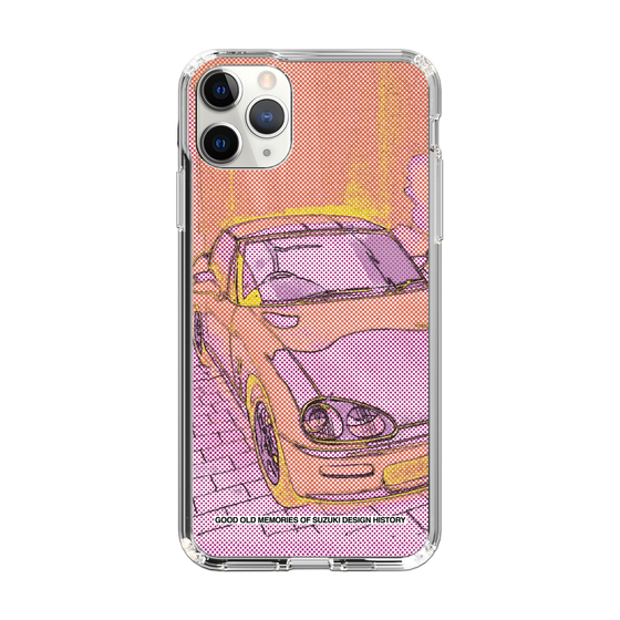 スリムプロテクションケース［ SUZUKI - CAPPUCCINO Halftone - Orange ］