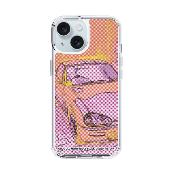 スリムプロテクションケース［ SUZUKI - CAPPUCCINO Halftone - Orange ］