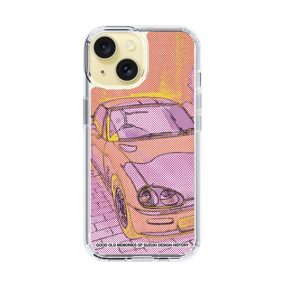 スリムプロテクションケース［ SUZUKI - CAPPUCCINO Halftone - Orange ］