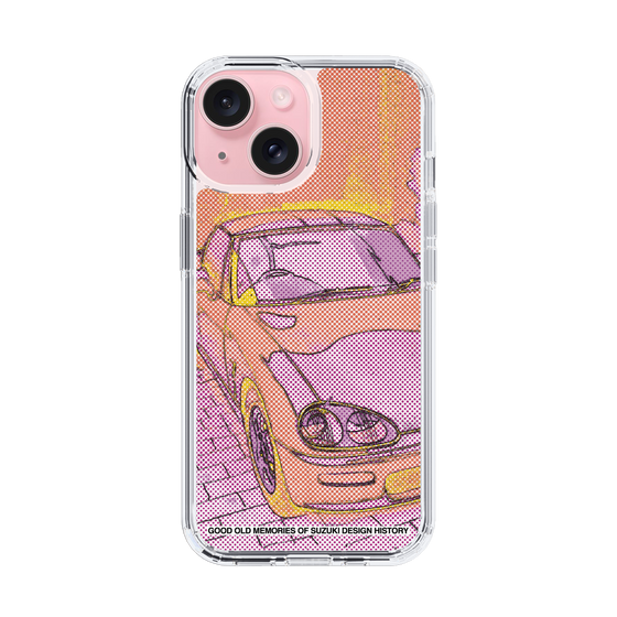 スリムプロテクションケース［ SUZUKI - CAPPUCCINO Halftone - Orange ］