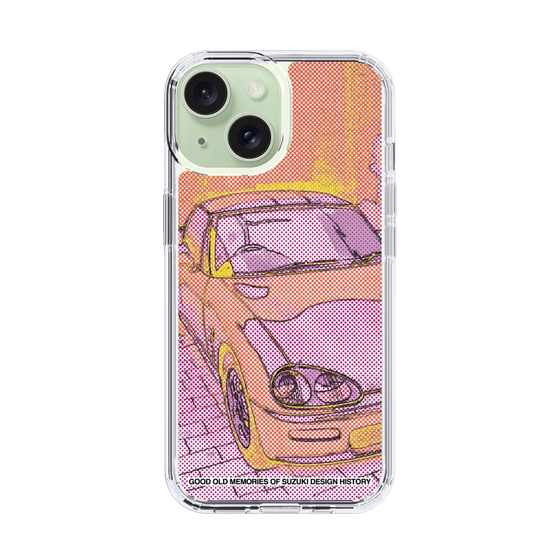 スリムプロテクションケース［ SUZUKI - CAPPUCCINO Halftone - Orange ］