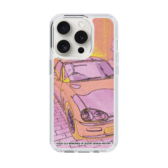 スリムプロテクションケース［ SUZUKI - CAPPUCCINO Halftone - Orange ］