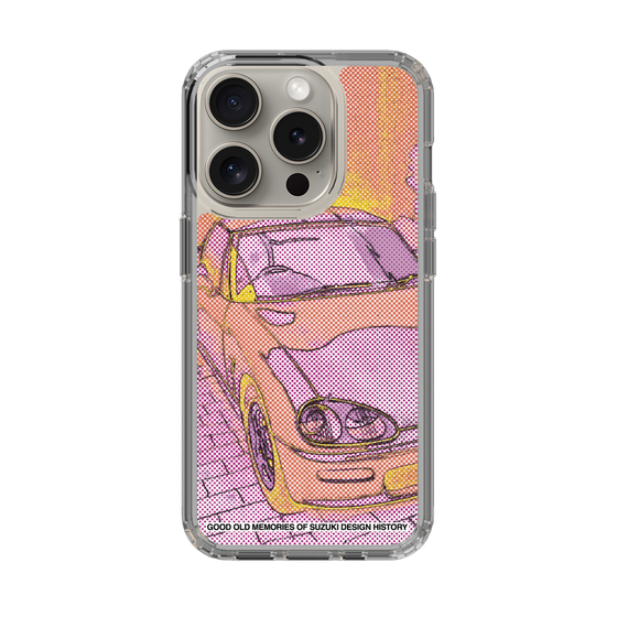 スリムプロテクションケース［ SUZUKI - CAPPUCCINO Halftone - Orange ］