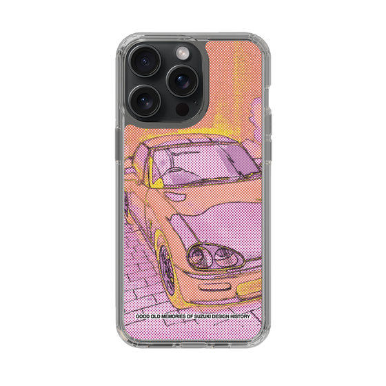 スリムプロテクションケース［ SUZUKI - CAPPUCCINO Halftone - Orange ］