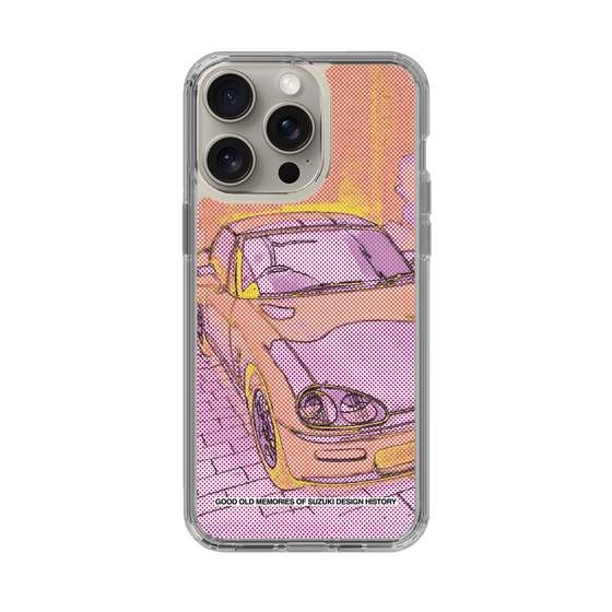 スリムプロテクションケース［ SUZUKI - CAPPUCCINO Halftone - Orange ］