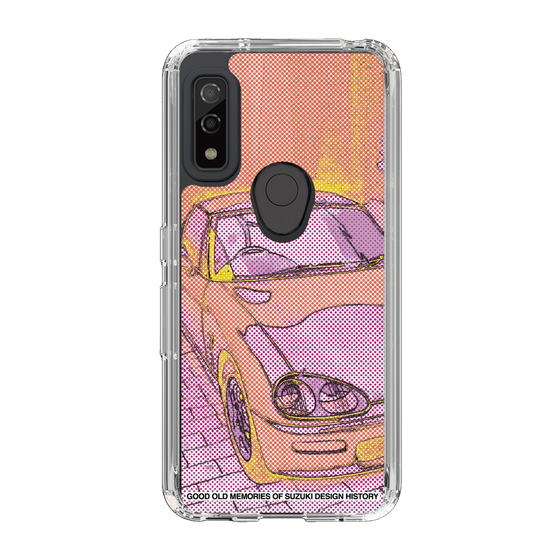 スリムプロテクションケース［ SUZUKI - CAPPUCCINO Halftone - Orange ］