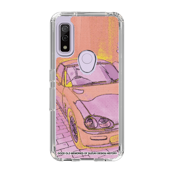 スリムプロテクションケース［ SUZUKI - CAPPUCCINO Halftone - Orange ］