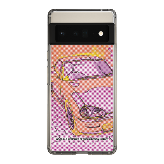 スリムプロテクションケース［ SUZUKI - CAPPUCCINO Halftone - Orange ］