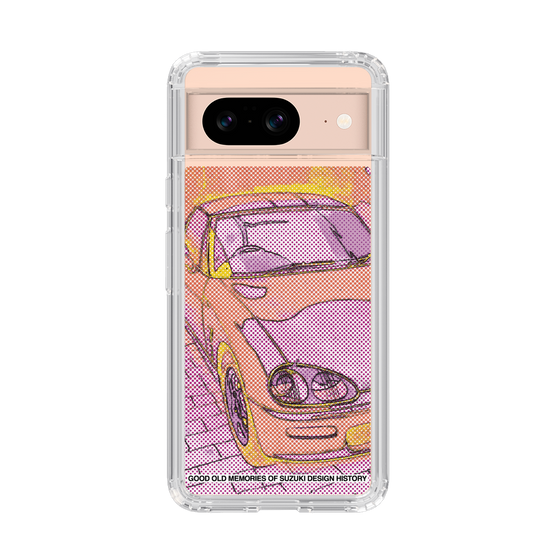 スリムプロテクションケース［ SUZUKI - CAPPUCCINO Halftone - Orange ］