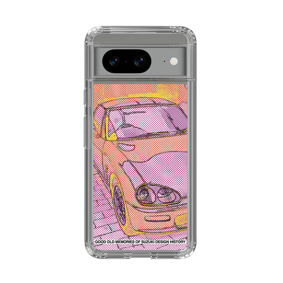 スリムプロテクションケース［ SUZUKI - CAPPUCCINO Halftone - Orange ］