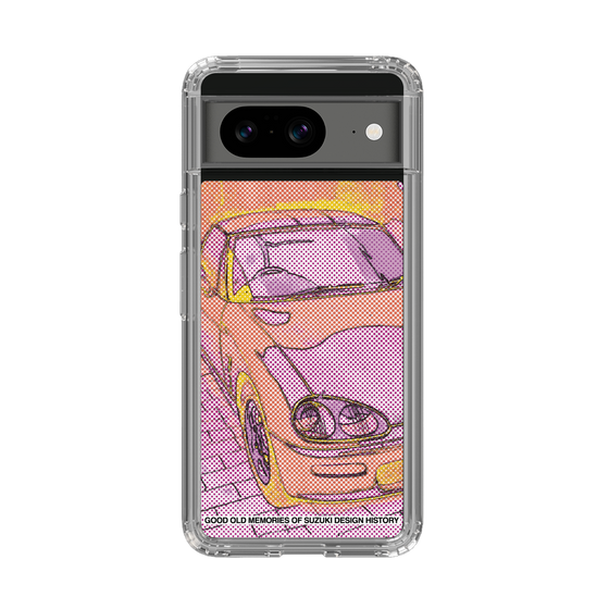 スリムプロテクションケース［ SUZUKI - CAPPUCCINO Halftone - Orange ］