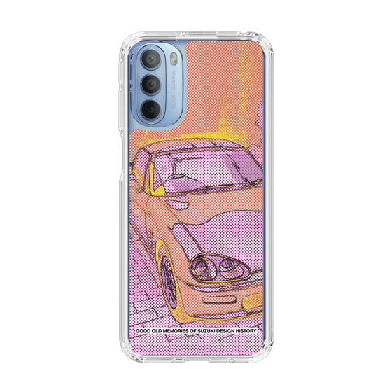 スリムプロテクションケース［ SUZUKI - CAPPUCCINO Halftone - Orange ］