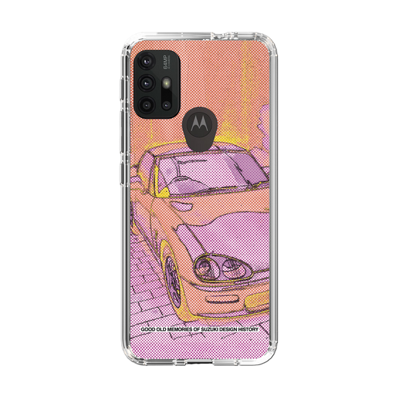 スリムプロテクションケース［ SUZUKI - CAPPUCCINO Halftone - Orange ］