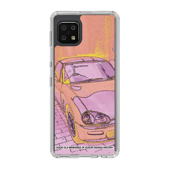 スリムプロテクションケース［ SUZUKI - CAPPUCCINO Halftone - Orange ］