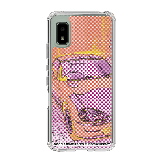 スリムプロテクションケース［ SUZUKI - CAPPUCCINO Halftone - Orange ］