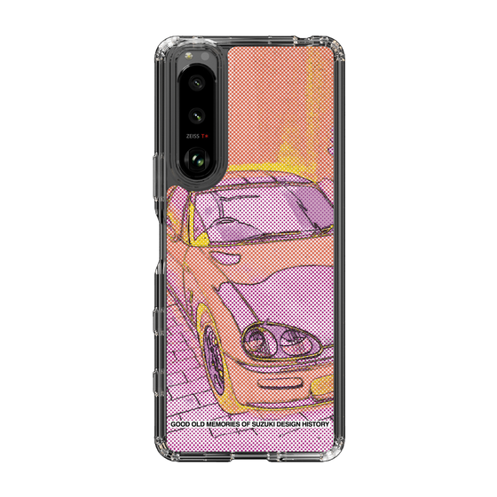 スリムプロテクションケース［ SUZUKI - CAPPUCCINO Halftone - Orange ］