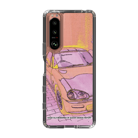 スリムプロテクションケース［ SUZUKI - CAPPUCCINO Halftone - Orange ］