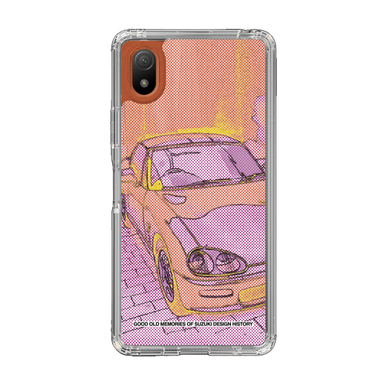 スリムプロテクションケース［ SUZUKI - CAPPUCCINO Halftone - Orange ］