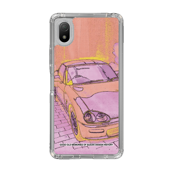 スリムプロテクションケース［ SUZUKI - CAPPUCCINO Halftone - Orange ］