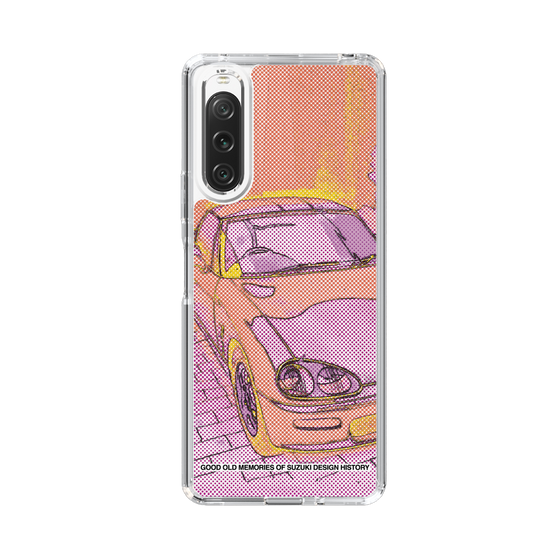 スリムプロテクションケース［ SUZUKI - CAPPUCCINO Halftone - Orange ］