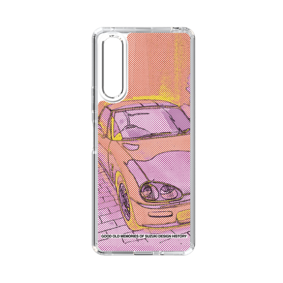 スリムプロテクションケース［ SUZUKI - CAPPUCCINO Halftone - Orange ］