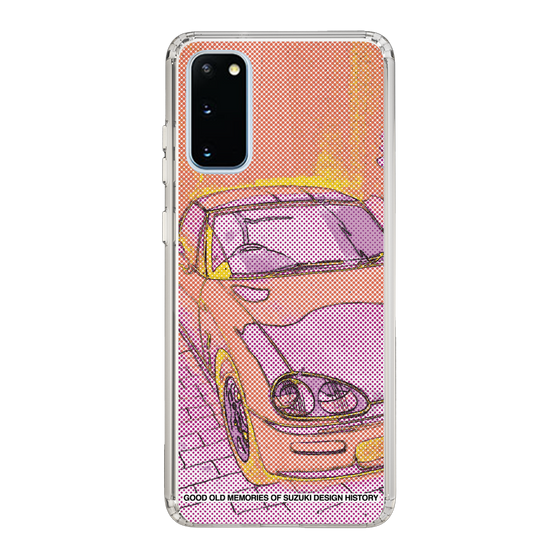 スリムプロテクションケース［ SUZUKI - CAPPUCCINO Halftone - Orange ］