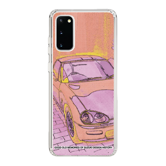 スリムプロテクションケース［ SUZUKI - CAPPUCCINO Halftone - Orange ］