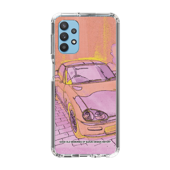 スリムプロテクションケース［ SUZUKI - CAPPUCCINO Halftone - Orange ］