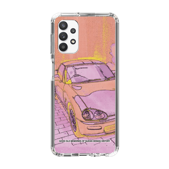 スリムプロテクションケース［ SUZUKI - CAPPUCCINO Halftone - Orange ］