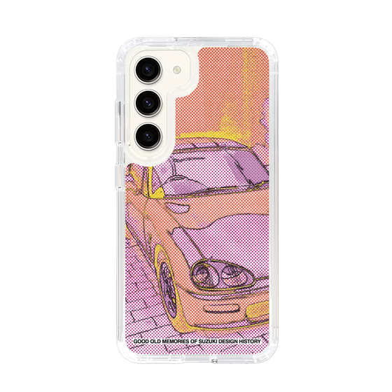 スリムプロテクションケース［ SUZUKI - CAPPUCCINO Halftone - Orange ］