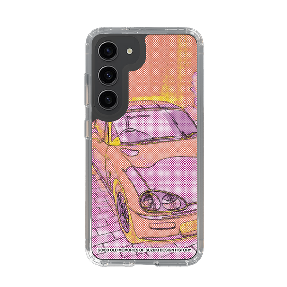 スリムプロテクションケース［ SUZUKI - CAPPUCCINO Halftone - Orange ］