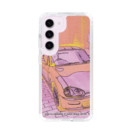 スリムプロテクションケース［ SUZUKI - CAPPUCCINO Halftone - Orange ］