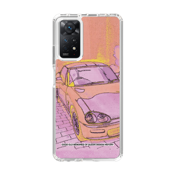 スリムプロテクションケース［ SUZUKI - CAPPUCCINO Halftone - Orange ］