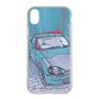 スリムプロテクションケース［ SUZUKI - CAPPUCCINO Halftone - Blue ］