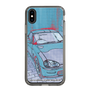 スリムプロテクションケース［ SUZUKI - CAPPUCCINO Halftone - Blue ］