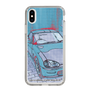 スリムプロテクションケース［ SUZUKI - CAPPUCCINO Halftone - Blue ］