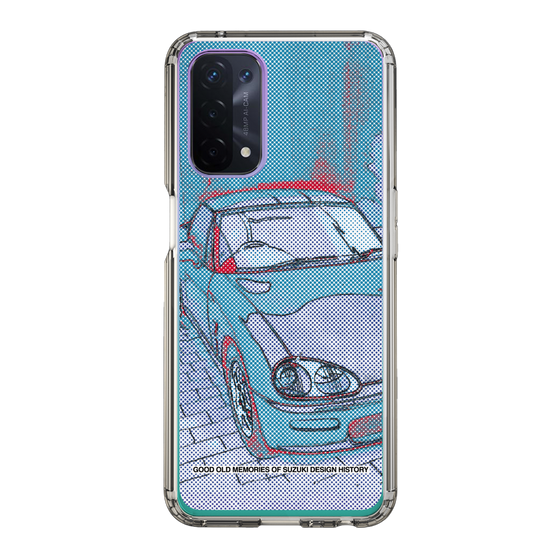 スリムプロテクションケース［ SUZUKI - CAPPUCCINO Halftone - Blue ］