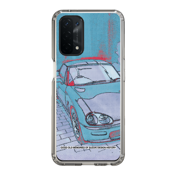 スリムプロテクションケース［ SUZUKI - CAPPUCCINO Halftone - Blue ］