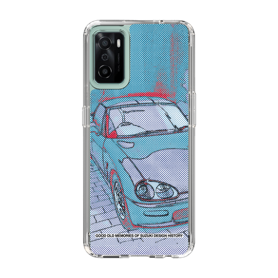 スリムプロテクションケース［ SUZUKI - CAPPUCCINO Halftone - Blue ］