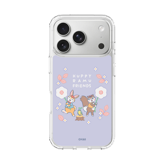 スリムプロテクションケース［ クピラムフレンズ - フラワー ］