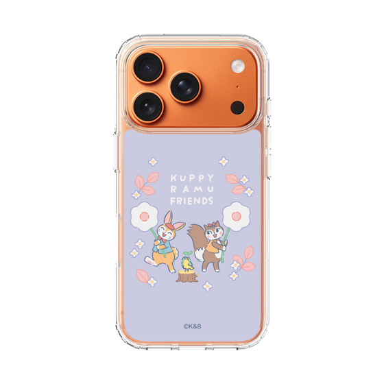 スリムプロテクションケース［ クピラムフレンズ - フラワー ］