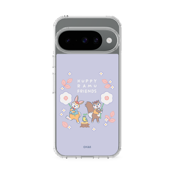 スリムプロテクションケース［ クピラムフレンズ - フラワー ］