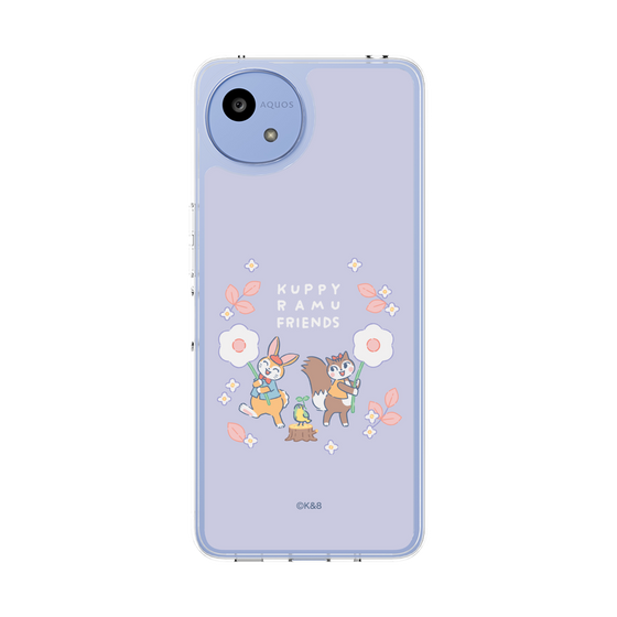 スリムプロテクションケース［ クピラムフレンズ - フラワー ］